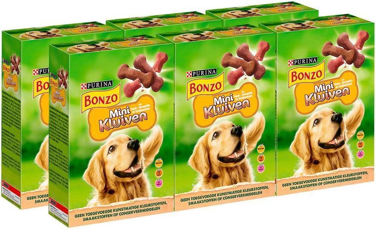 Bonzo Mini Kluiven - Hondensnacks Rund