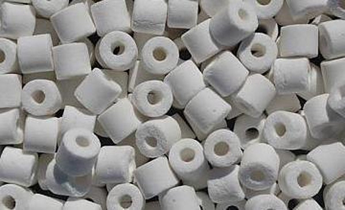 Ceramic Rings - Aquarium Filter Media - Inhoud: 1 Liter