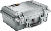 Peli 1450 Waterdichte Camerakoffer Zilver met Foam Interieur