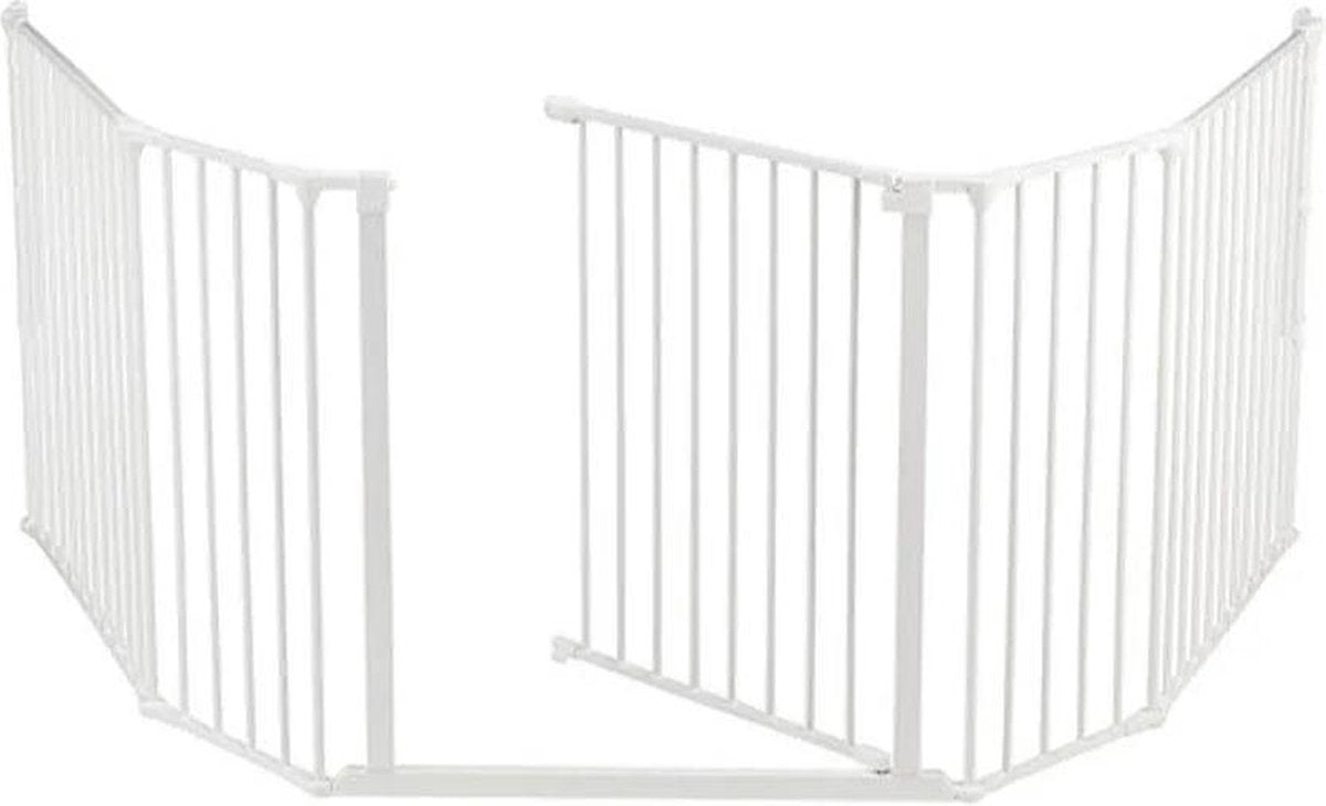 Babydan Flex Xl 5Dlg Systeemhekje Voor Trappen En Kachels Wit Max 278 Cm