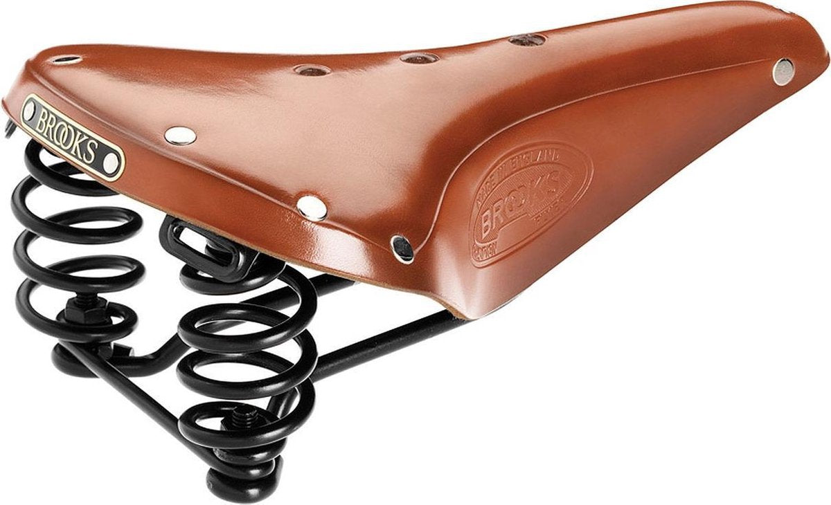 Brooks B396 Flyer - Fietszadel - Bruin