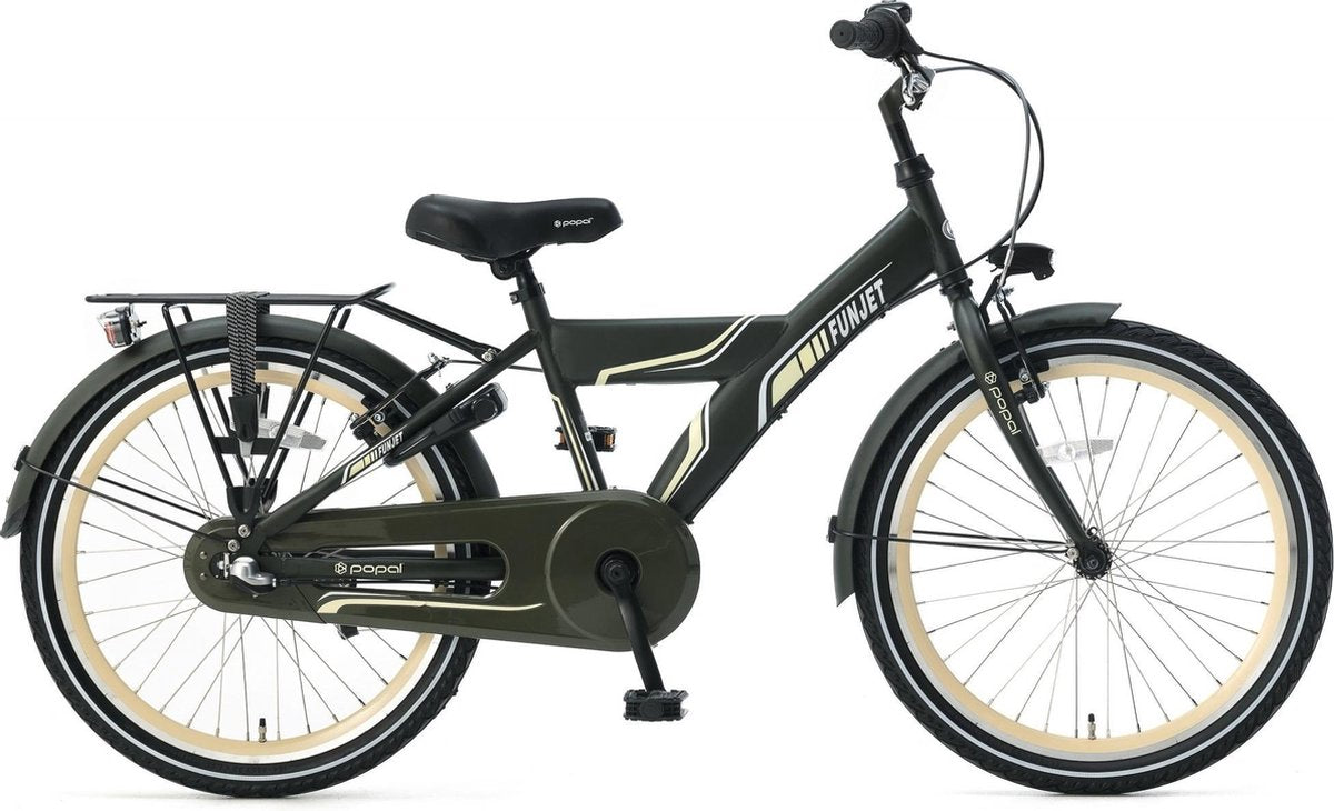 Supersuper Funjet N3 Kinderfiets - 22 inch - 3 versnellingen - Groen