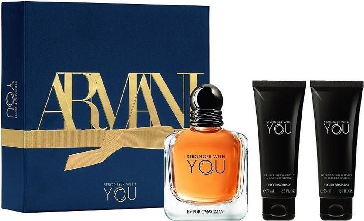 Stronger With You set Eau de Toilette Spray 100ml + Shower Gel 2x75ml