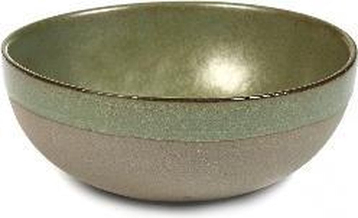 SERAX - Surface - Schaal L 13cm h5 grijs/Camogreen