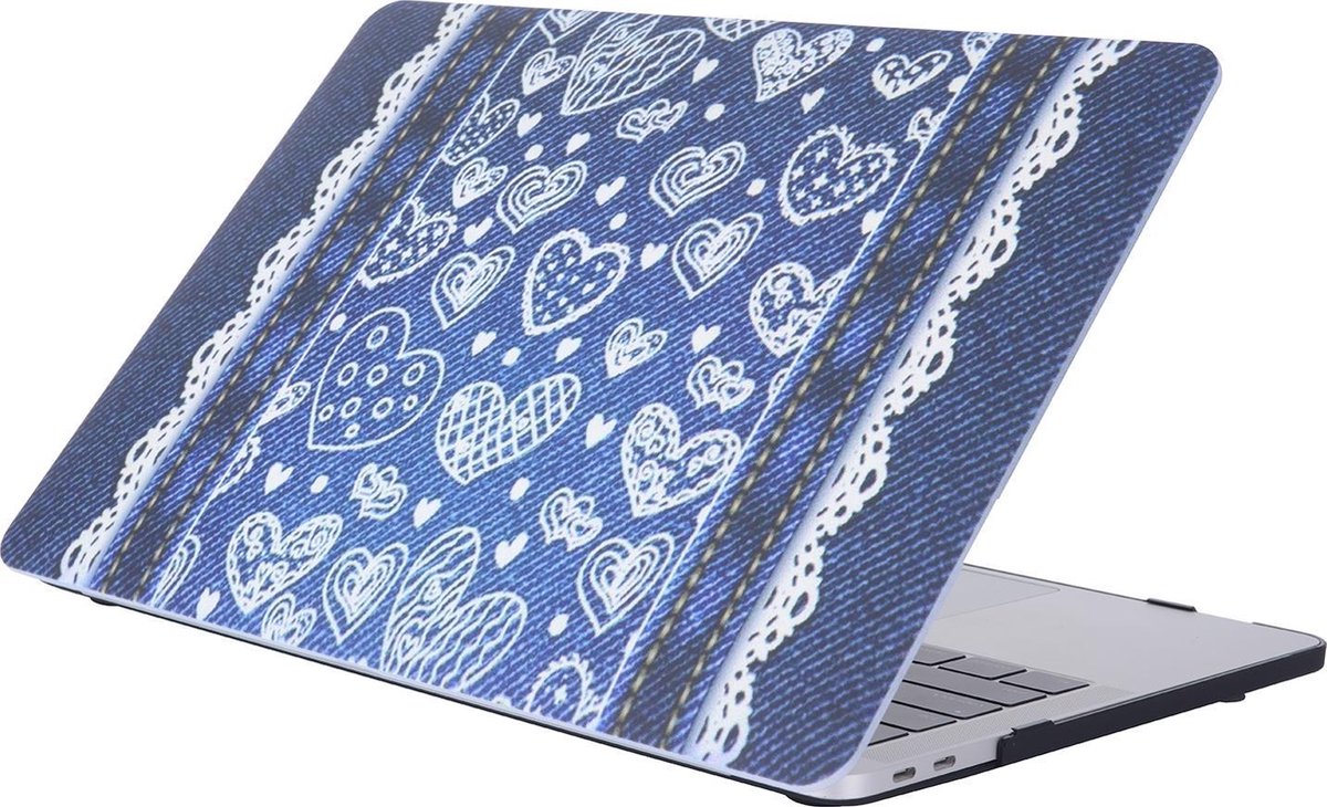 Mobigear Hardshell Case Jeans Serie 5 Macbook Pro 15 inch Thunderbolt 3 (USB-C)
