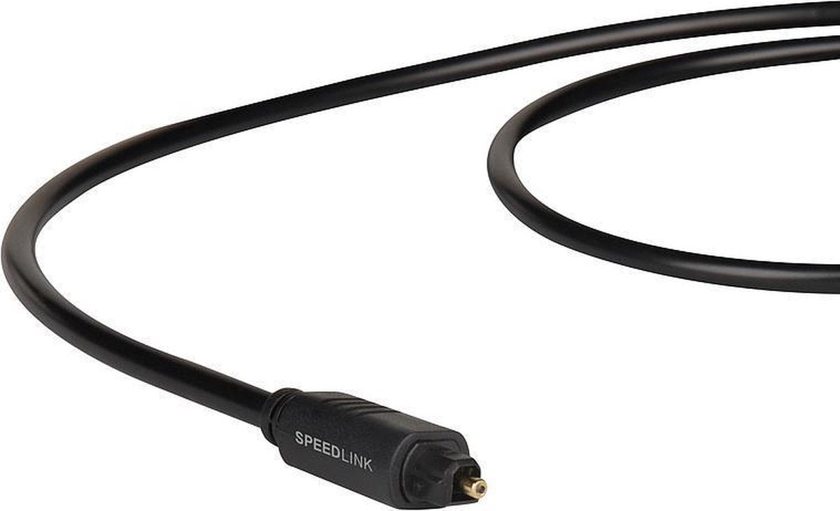 SPEEDLINK SL-1711-BK 2m TOSLINK TOSLINK Zwart Glasvezel kabel