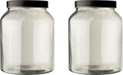 Glazen voorraadpot 3L - set 2 stuks