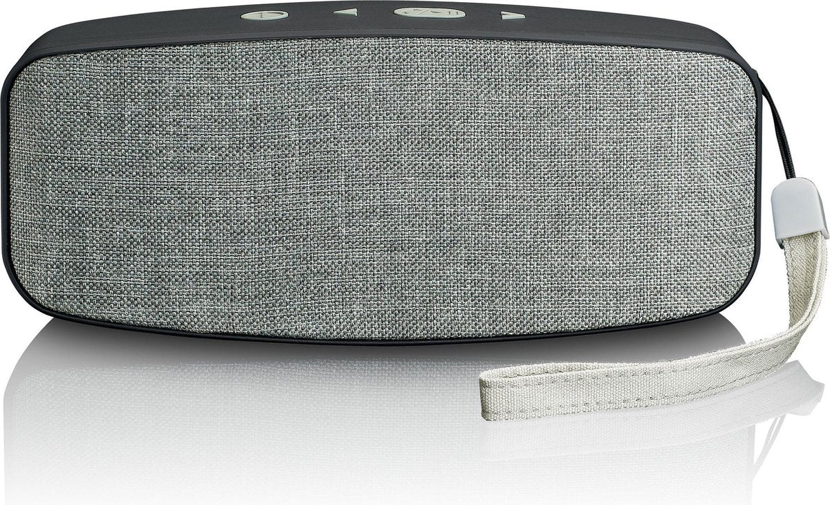 Lenco BT-130 - Bluetooth speaker met AUX-ingang - Grijs