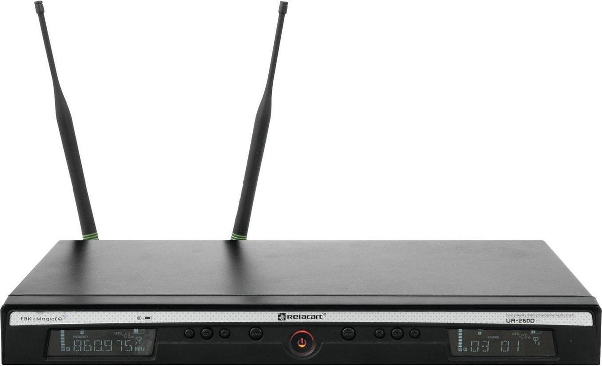 RELACART UR-260D 2-channel UHF Receiver