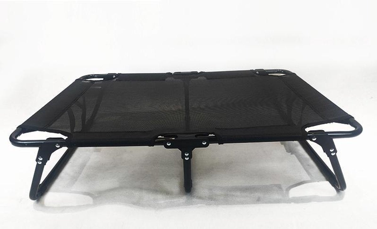 Dogs&Co Stretcher Zwart - opvouwbaar -  Hondenstretcher - Dierenbed Outdoor 71x58x20cm