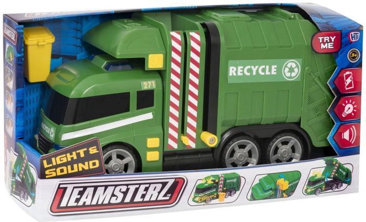 Teamsterz Vuilniswagen - met Licht en Geluid