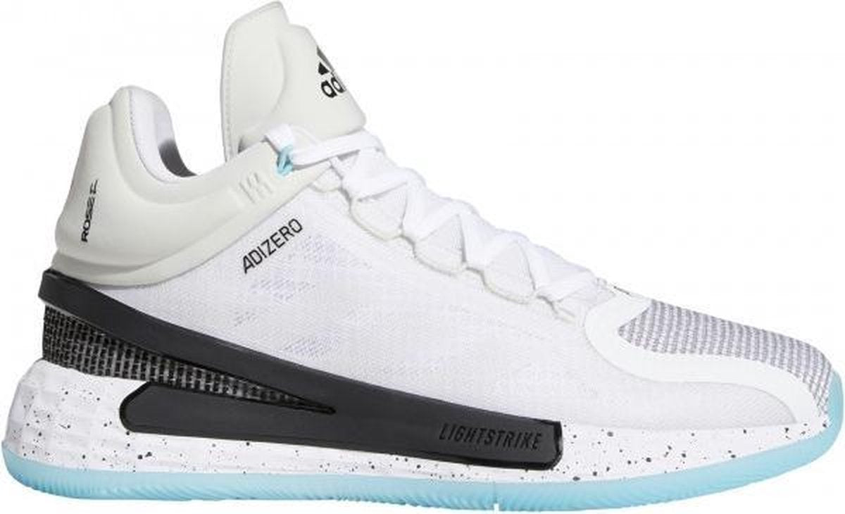 adidas D Rose 11 - wit/zwart - maat 45 1/3