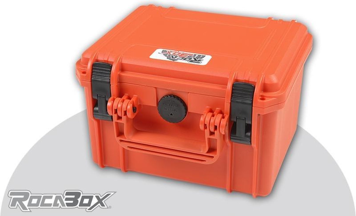 Rocabox - Universele koffer - Waterdicht IP76 - Oranje - RW-2318-15-OF - Plukschuim