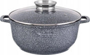 Edënbërg Stonetec Line - Luxe Aluminium Kookpan met Deksel - Ø 28cm - 6