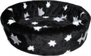 Hondenmand bont ster zwart 66x56x18cm
