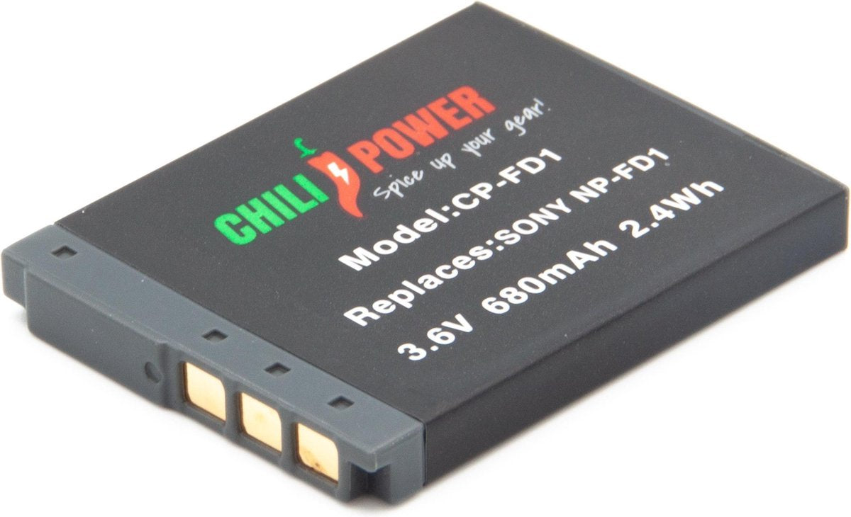ChiliPower Sony NP-FD1 / NP-BD1 accu - 680mAh