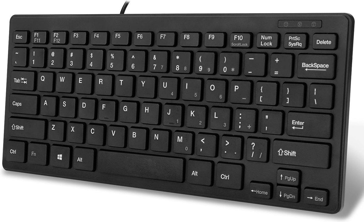 Adesso SlimTouch 111UB toetsenbord USB QWERTY Amerikaans Engels Zwart