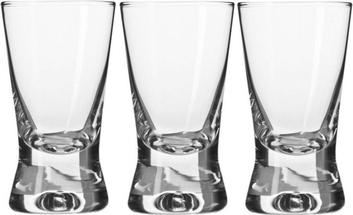 Krosno Shotglazen - Likeurglazen - Borrelglazen - 25 ml. - 6 Stuks
