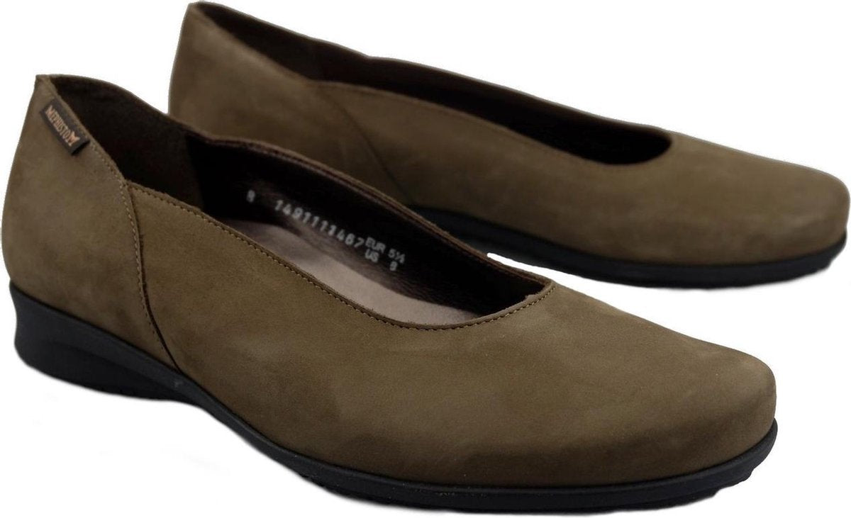 Mephisto FOLINDA Dames Instapper - Taupe - Maat 41