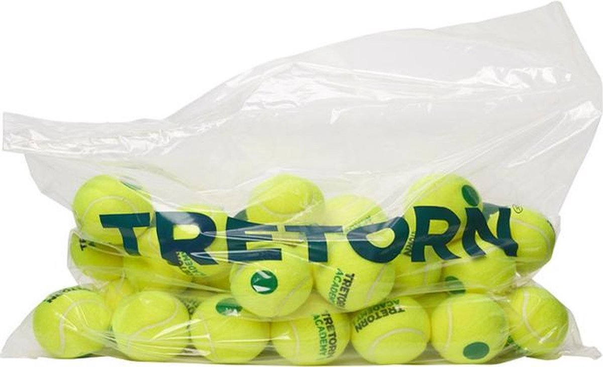 Tretorn Academy Groen - Tennisballen - 36st. Stage 1