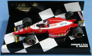 Ferrari F93A G. Berger (Rood) (12 cm) 1/43 MiniChamps - Modelauto - Schaalmodel - Model auto - Miniatuurautos - Miniatuur auto