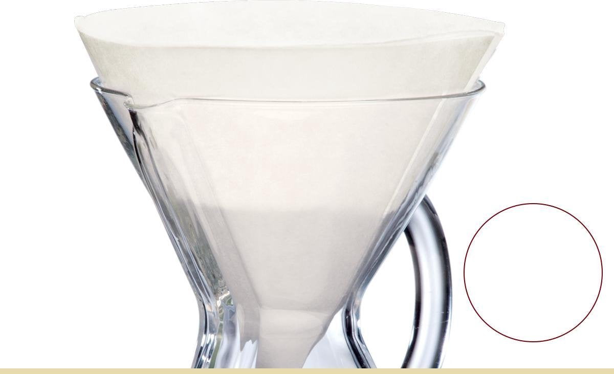 Chemex Bonded Filters Full Circle unfolded - FP-1 (6-8-10 kops)