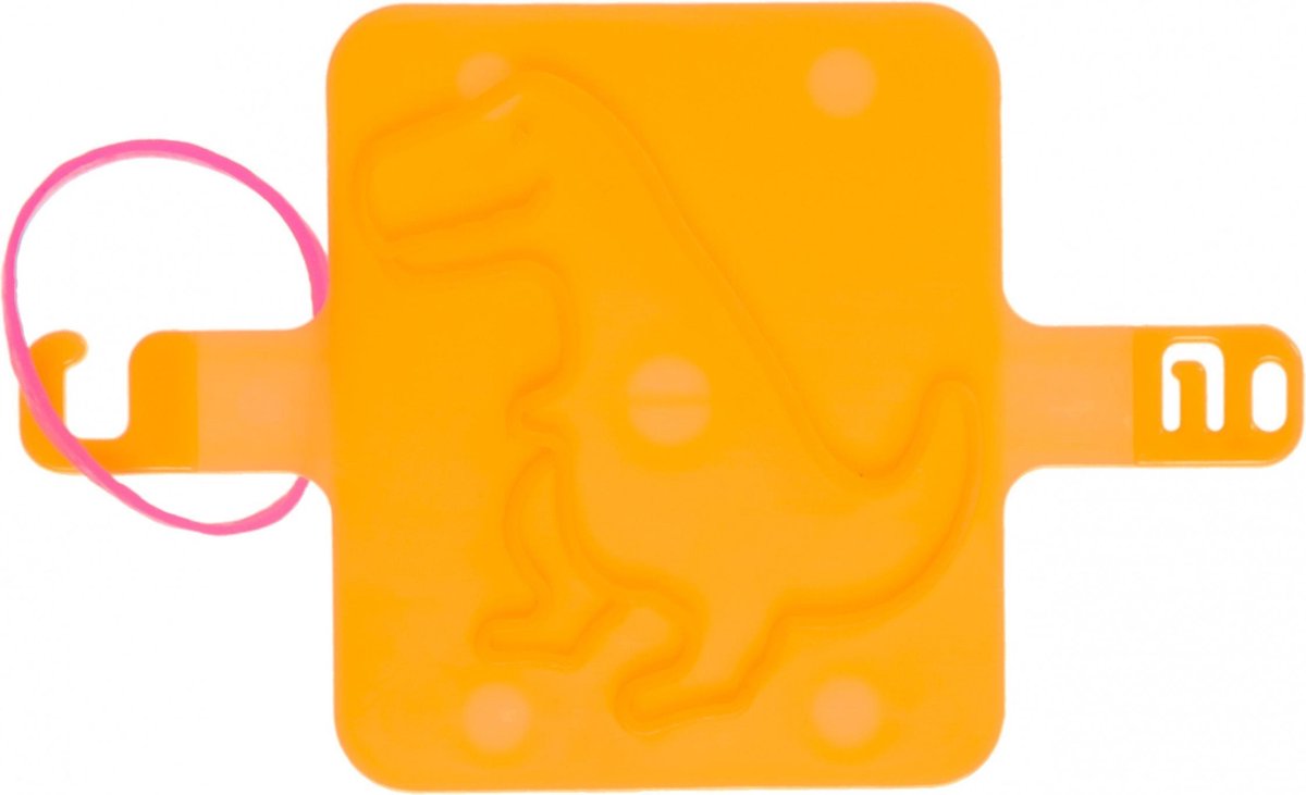 Lg-imports Strandzegel Dinosaurus 8 Cm Oranje