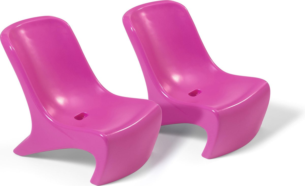 Junior Chic 2-delige Stoelen Set Framboos / Weerbestendig / 2 jaar garantie!