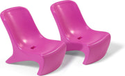 Junior Chic 2-delige Stoelen Set Framboos / Weerbestendig / 2 jaar garantie!