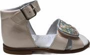 Beberlis gesp pailletjes lederen sandalen 20183 lak licht roze Mt 20
