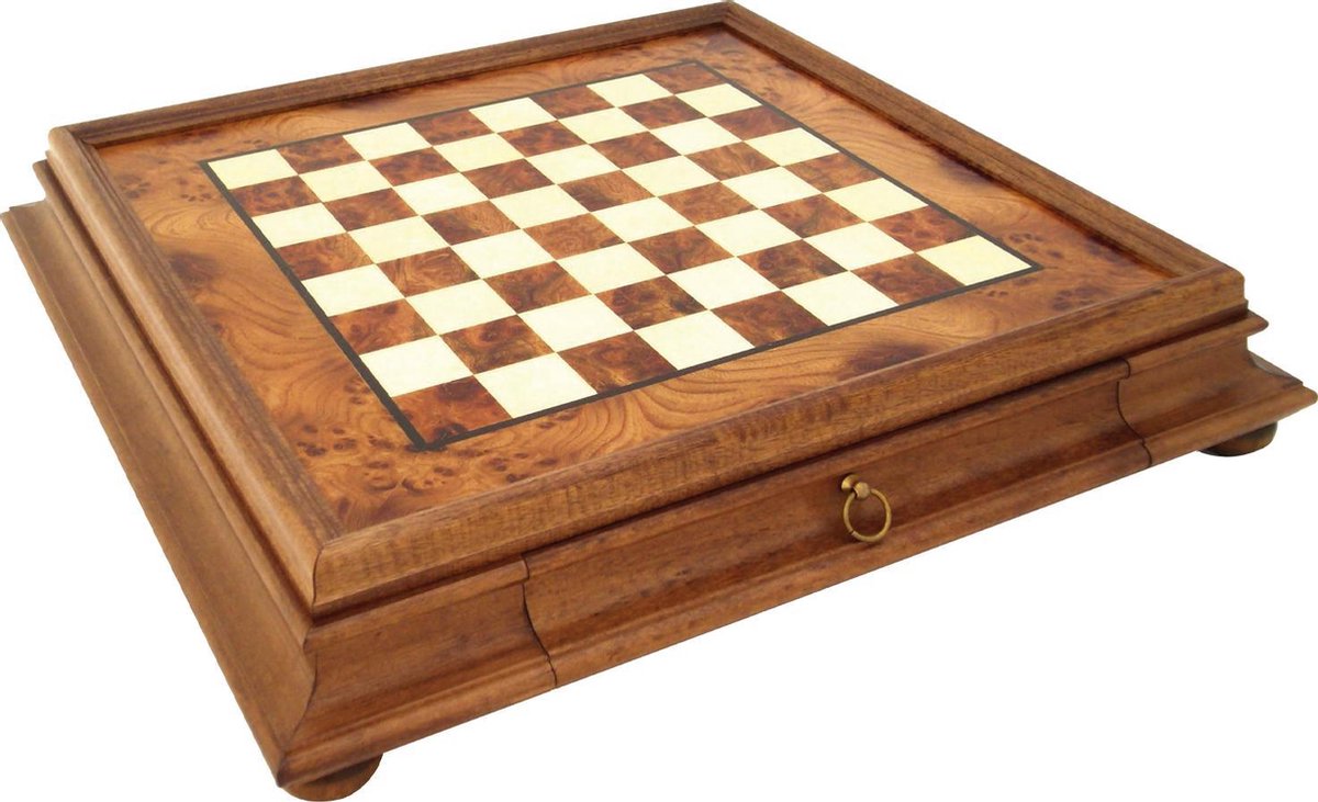 Iepenhout - Schaakbord - 61x61 cm