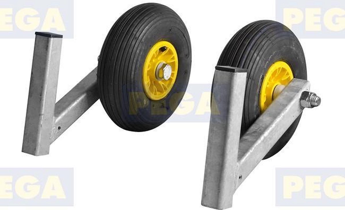 Boeggeleider centreerset met 4 inch wielen (198.20)