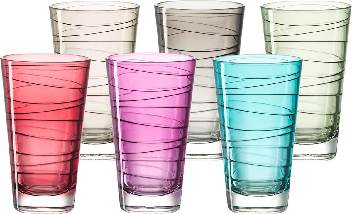 Leonardo Vario Longdrinkglas - 28 cl - 6 stuks