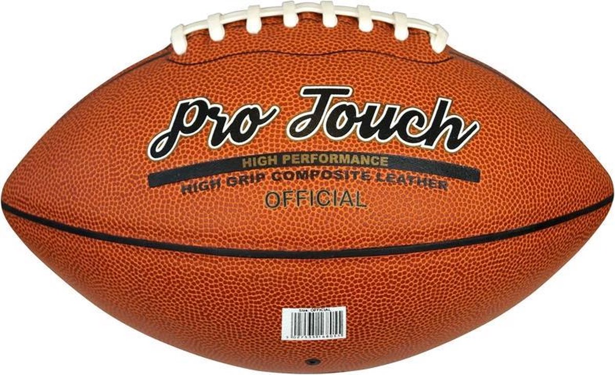 Midwest American Football Pro Touch Official Leer/rubber Oranje