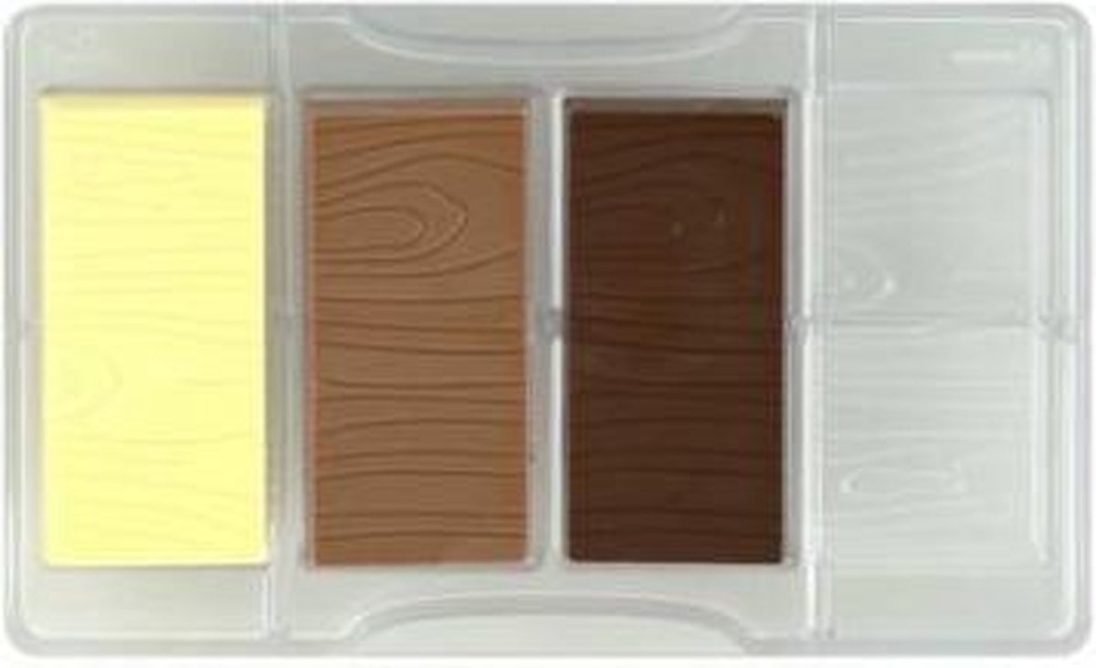 Chocolade mal repen met houtnerf - Decora