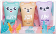 Happy Friends badgeschenkset Honey