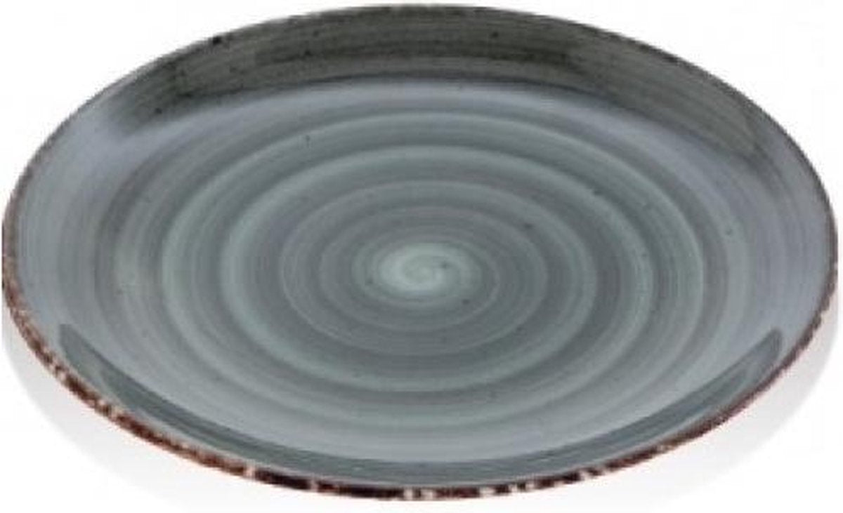 Gural Ent color Set 6 Bord 27cm Antraciet 617339