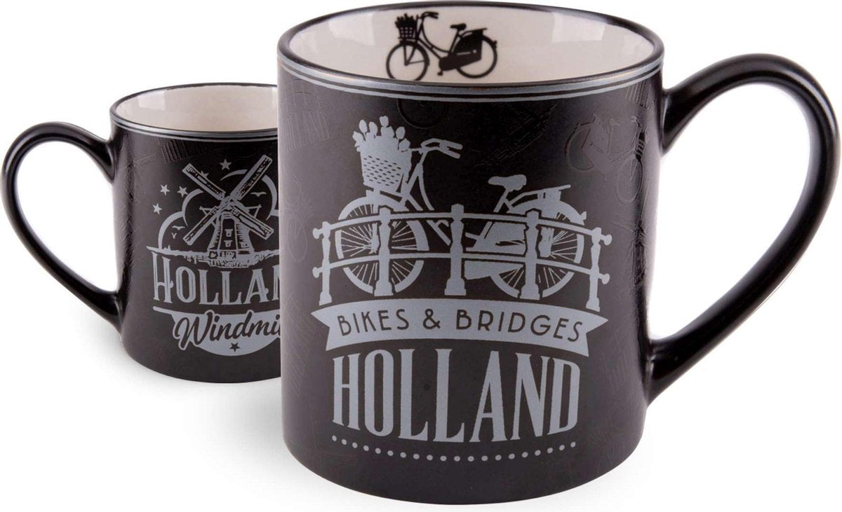 Beker - Holland - Zwart Zilver