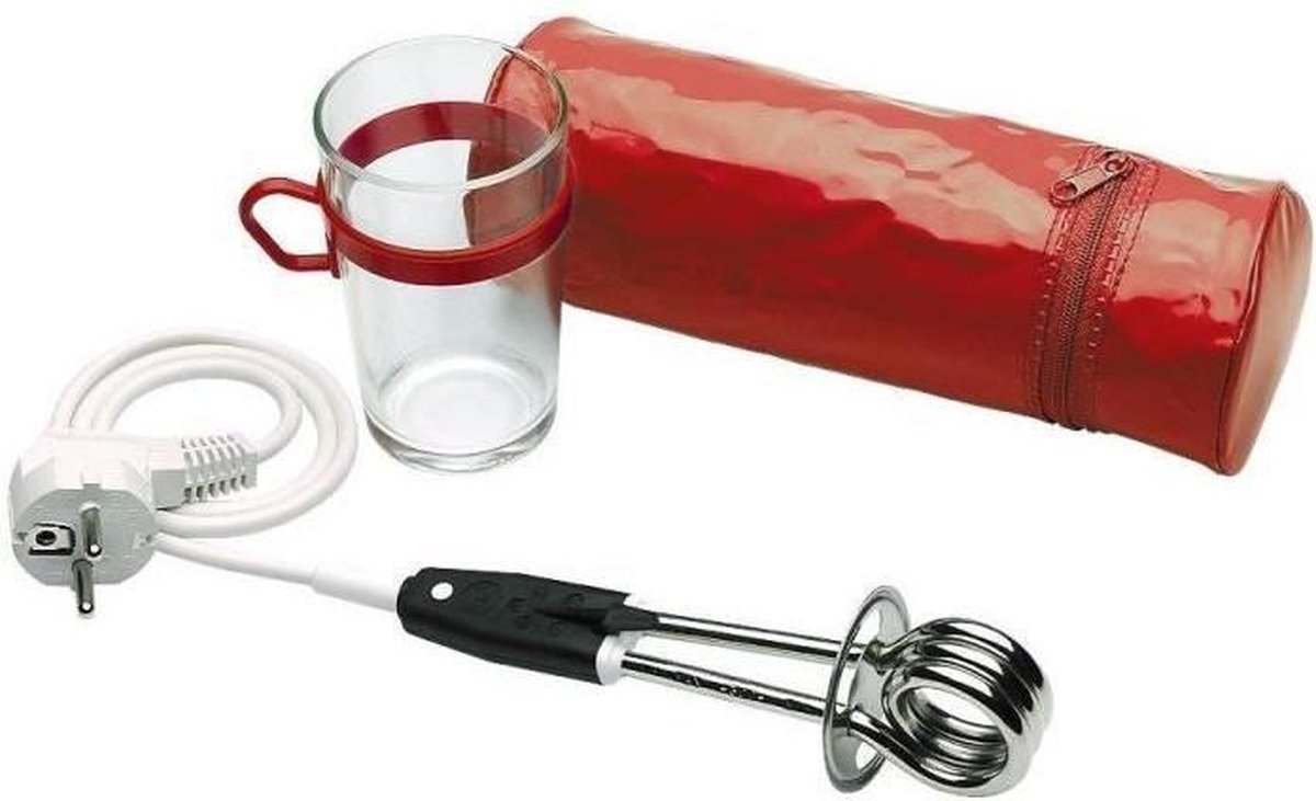 LAGRANGE - 119902- Reisonderdompelingsverwarming - Met set en glas - 300W - Zwart