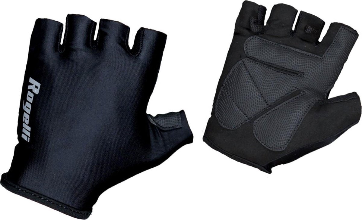 Rogelli Wielerhandschoen Belcher - Zwart - Maat M