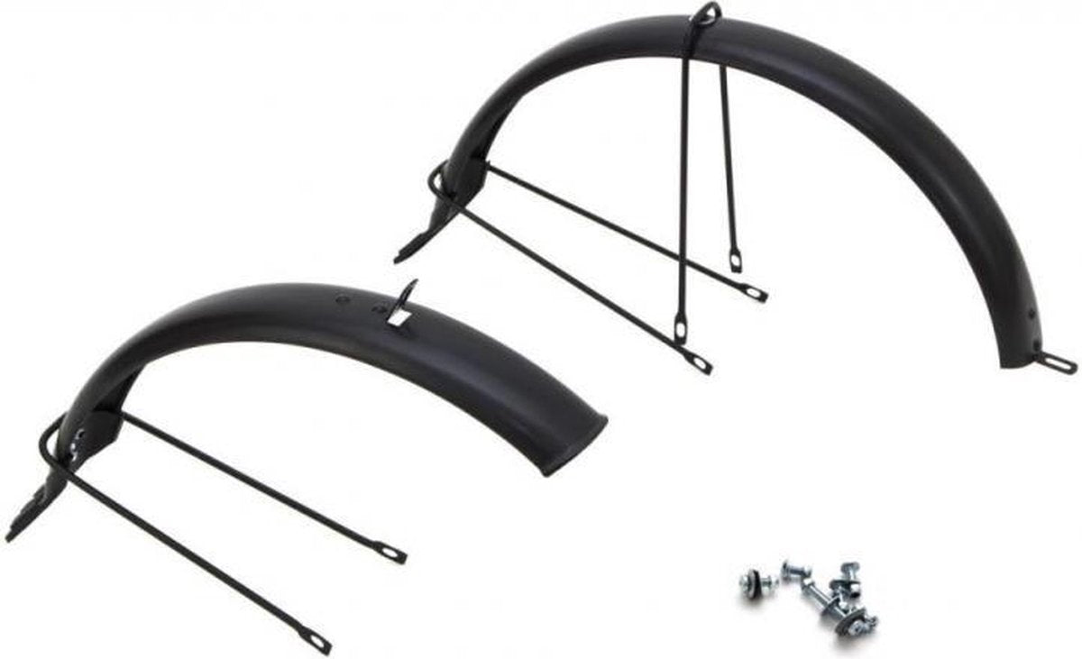 Spatbord Set - Mibo Mastr/Professional - 16" - Zwart