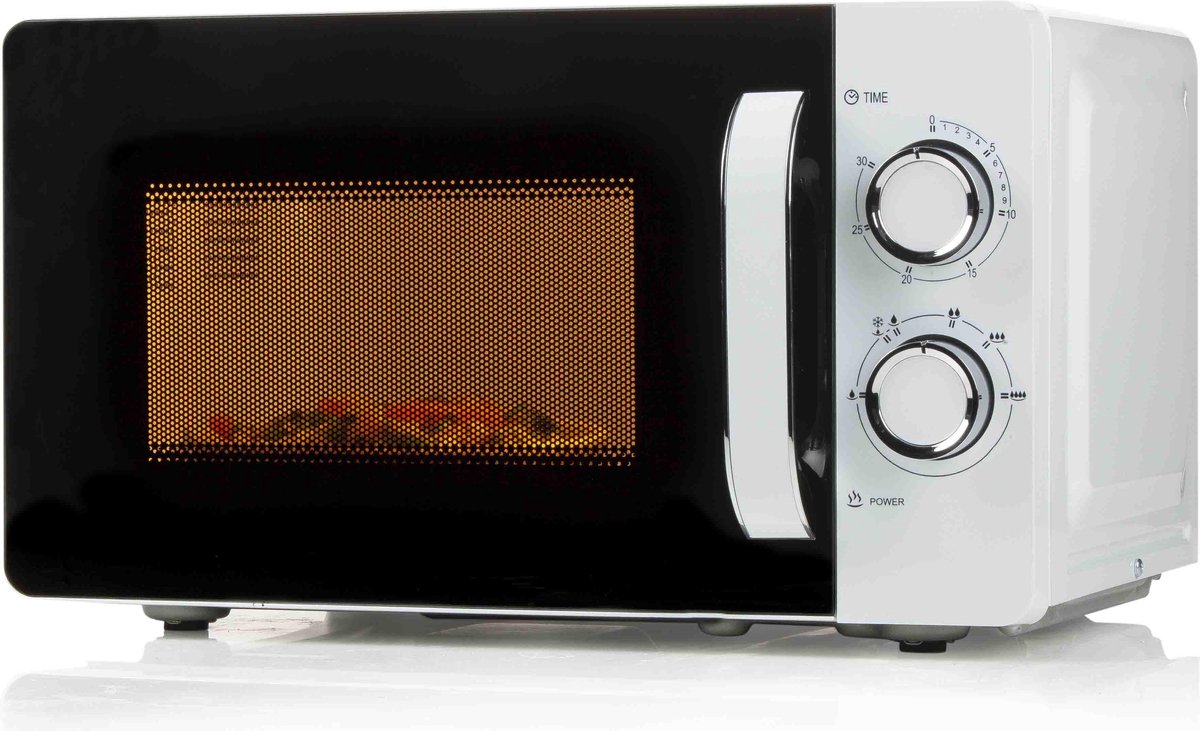 Primo PR202MG Magnetron - Vrijstaand - 700 Watt - 20L - Zwart/Wit