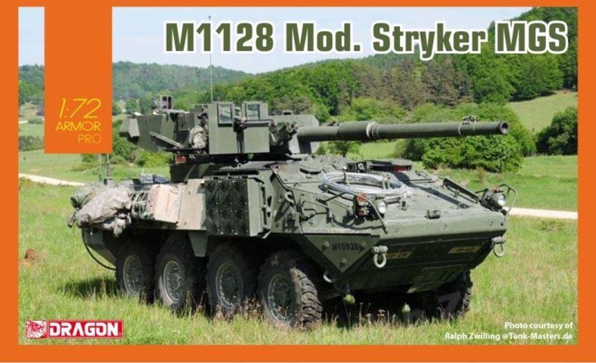 Dragon - 1/72 M1128 Mod. Stryker Mgs (1/21) * - DRA7687 - modelbouwsets