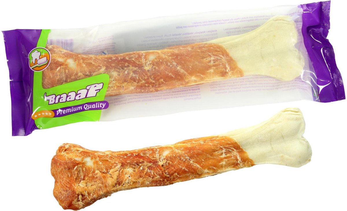 Braaaf geperst been met kip 25 cm - 1 ST