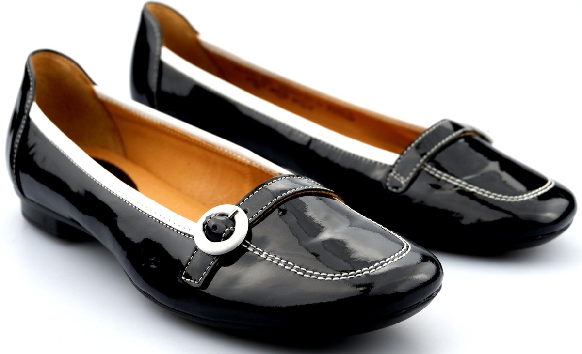Gabor 64.116.90 dames ballerina - zwart - maat 37.5