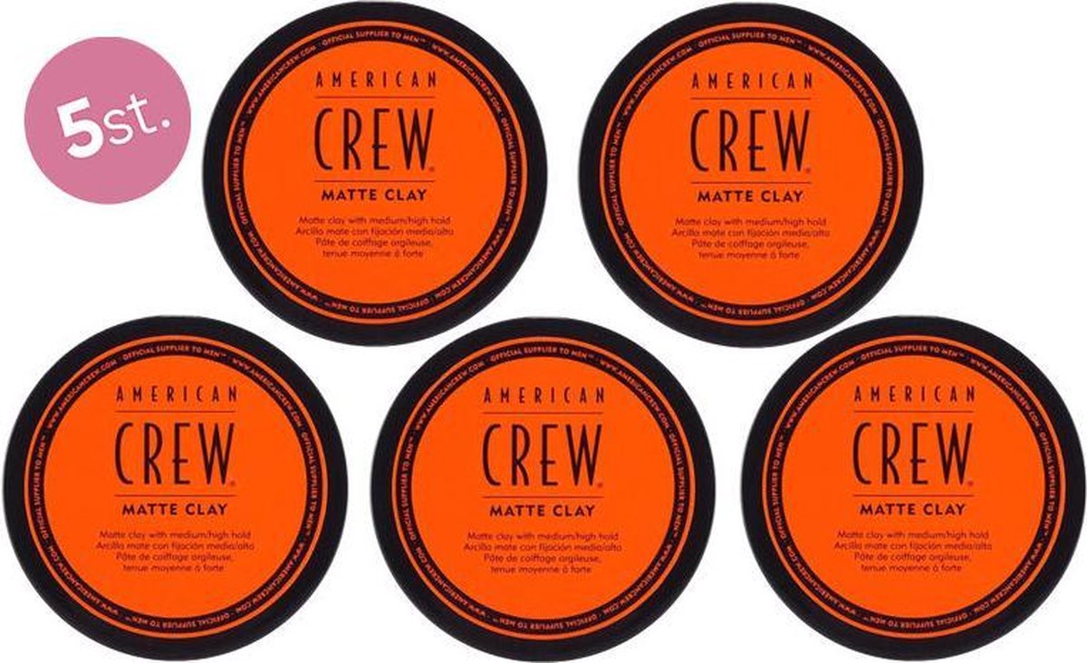 5X American Crew Matte Clay 85gr