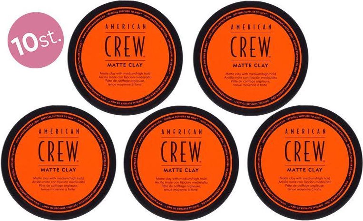 10X American Crew Matte Clay 85gr