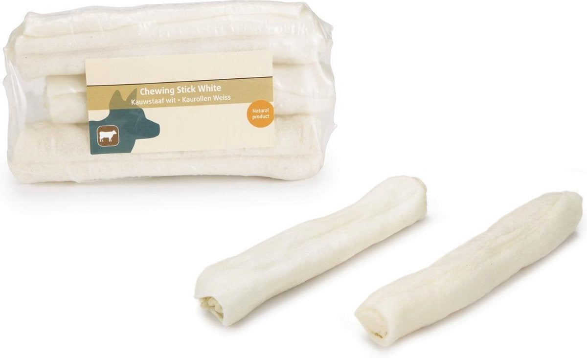 Distripet Deli rawhide staaf wit 12.5 cm 20-25 gram