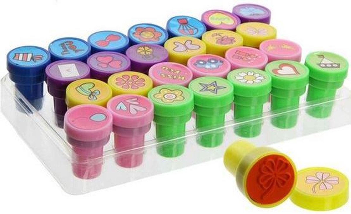 26 stuks verschillende stempeltjes