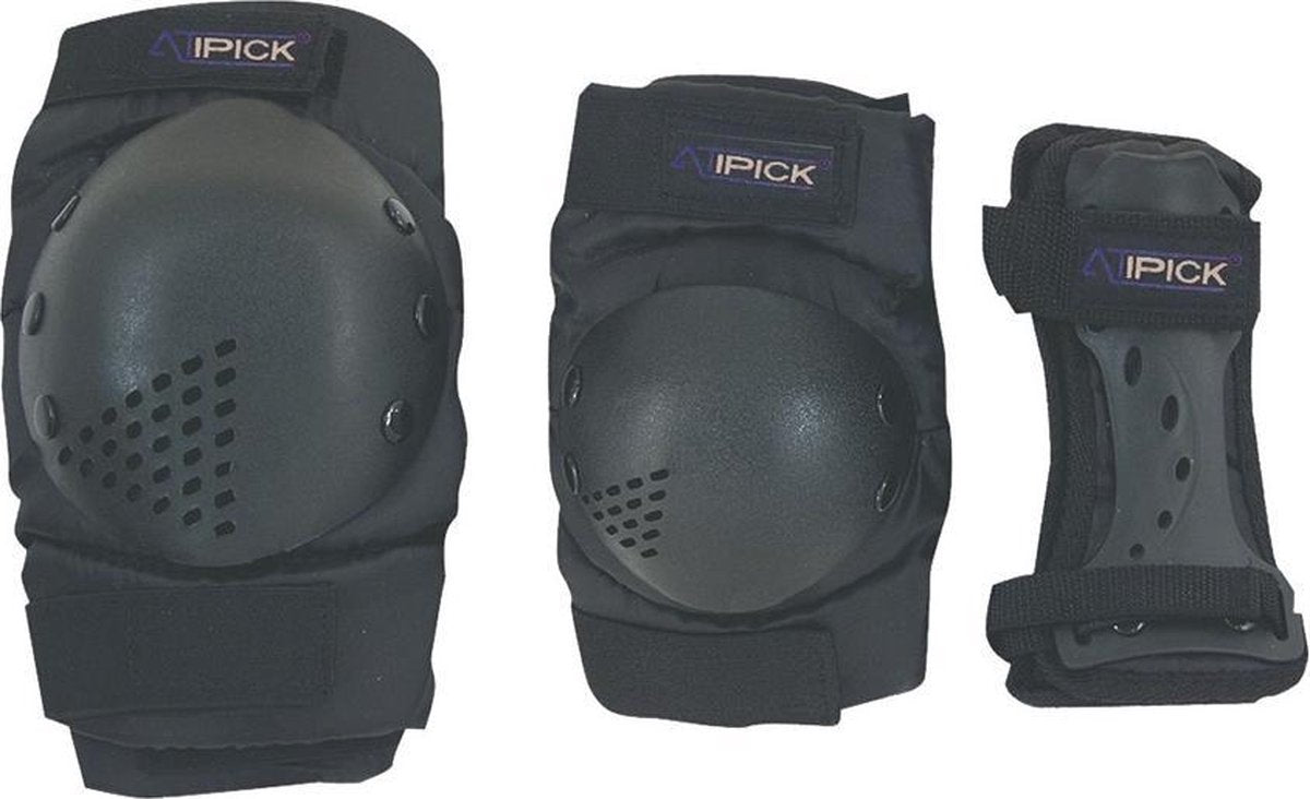 Atipick Skate Beschermset Zwart 6-delig